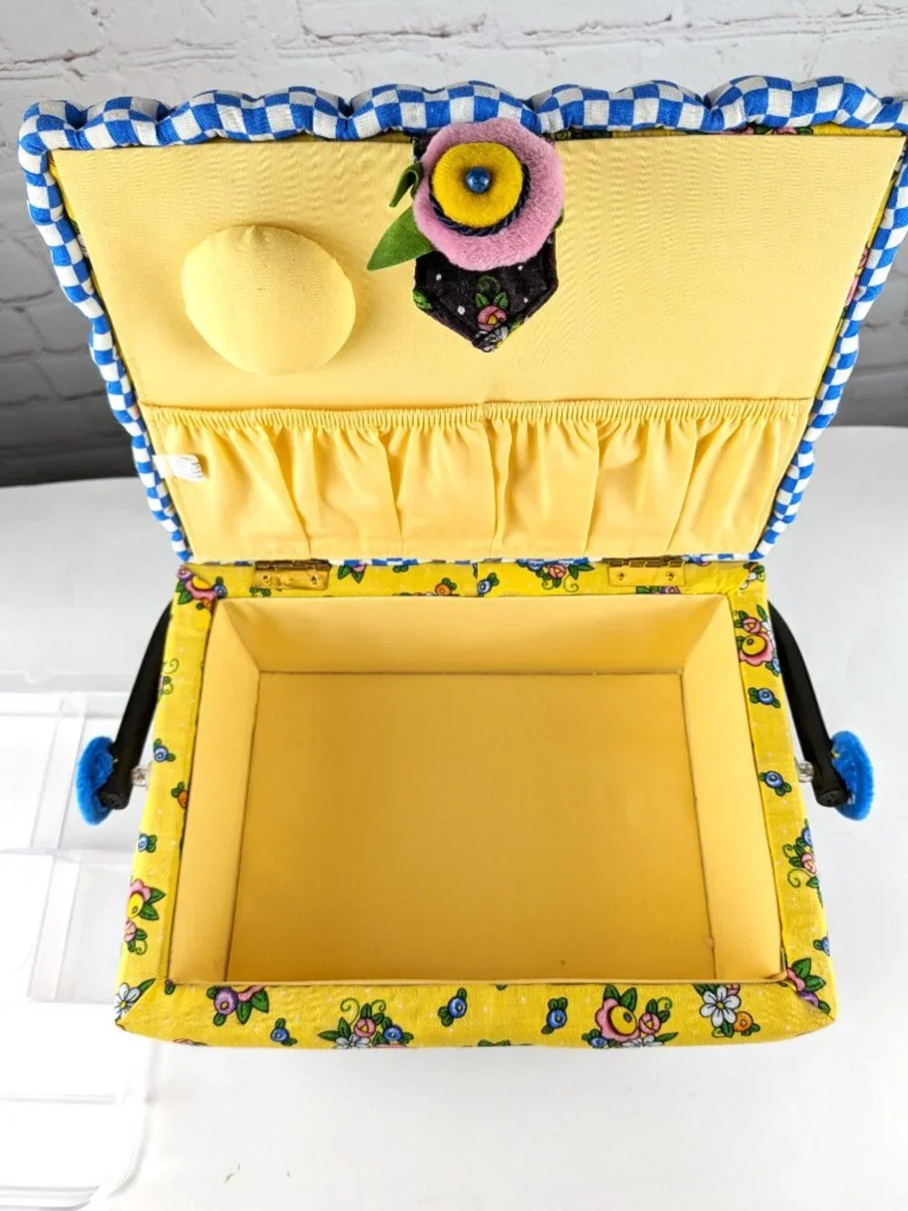 Vintage Mary Engelbreit Sewing Basket